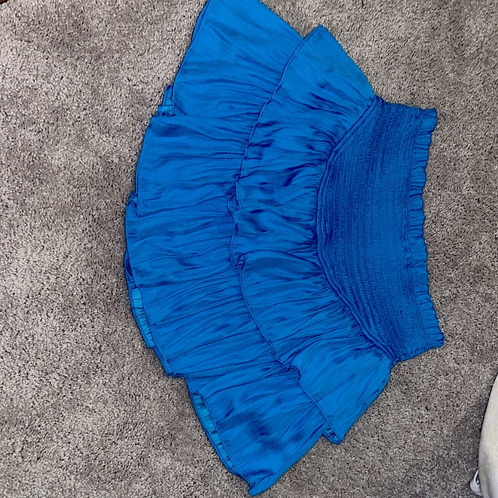 blue skirt- worn once